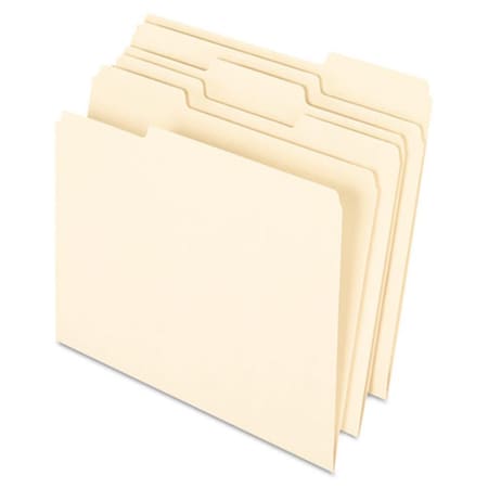 1 By 3 Cut Earthwise 100 Percentage Recycled Paper File Folder - Letter; Manila